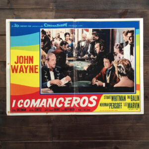 Fotobusta I comanceros 1961 con John Wayne