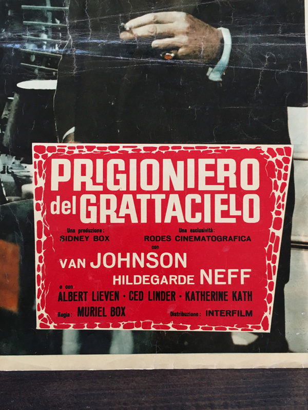 prigioniero del grattacielof film poliziesco 1959 Gran Bretagna