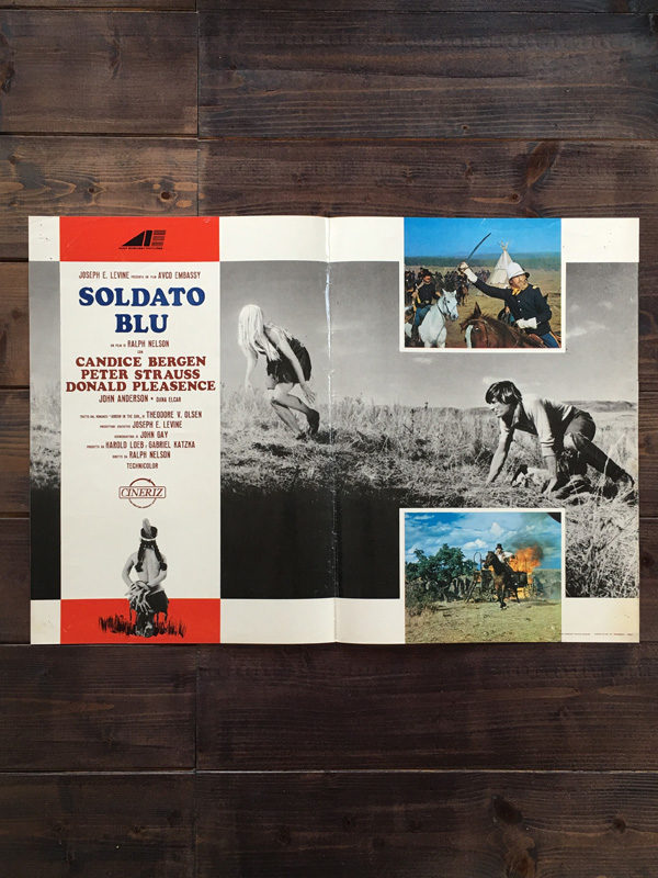 fotobusta Soldato blu 1970