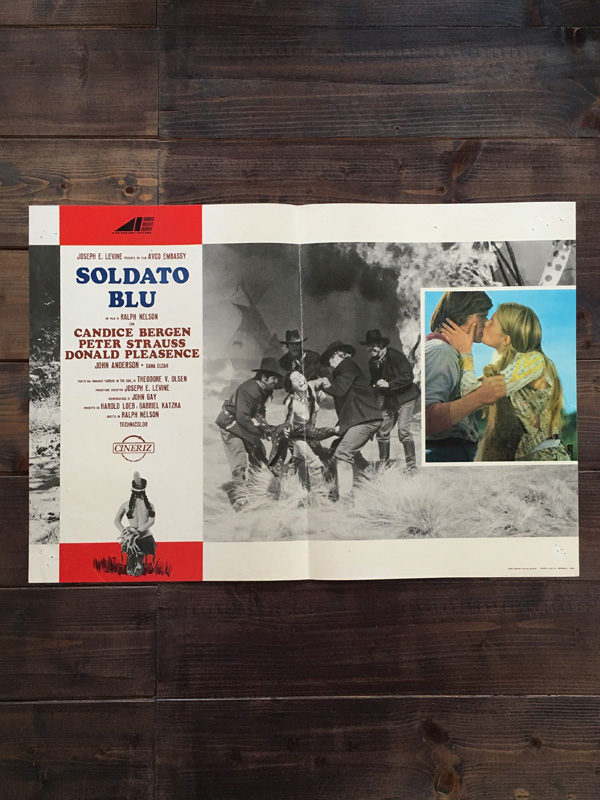 fotobusta Soldato blu 1970