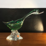 animale anatra in vetro di Murano