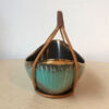 Cestino in ceramica west germany Bobeche