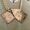 collana Laurana vintage smaltata Bobeche modernariato