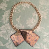collana Laurana vintage smaltata Bobeche modernariato