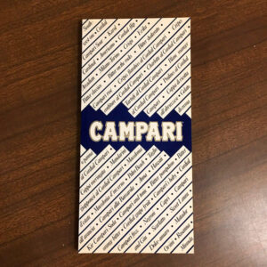 ricettario Campari Gino Marcialis Bobeche