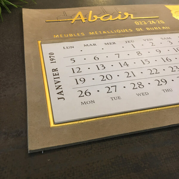 calendario 1970 Abair vintage