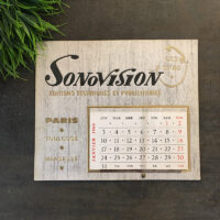 calendario 1966 Sonovision vintage