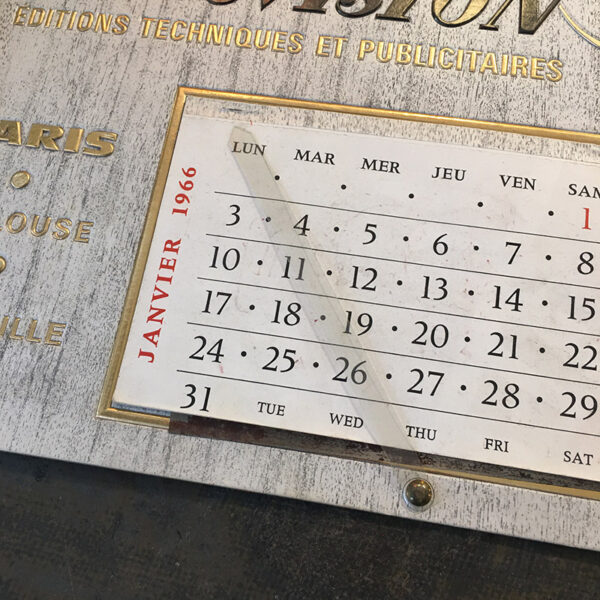 calendario 1966 Sonovision vintage