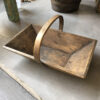 cestino in legno vintage