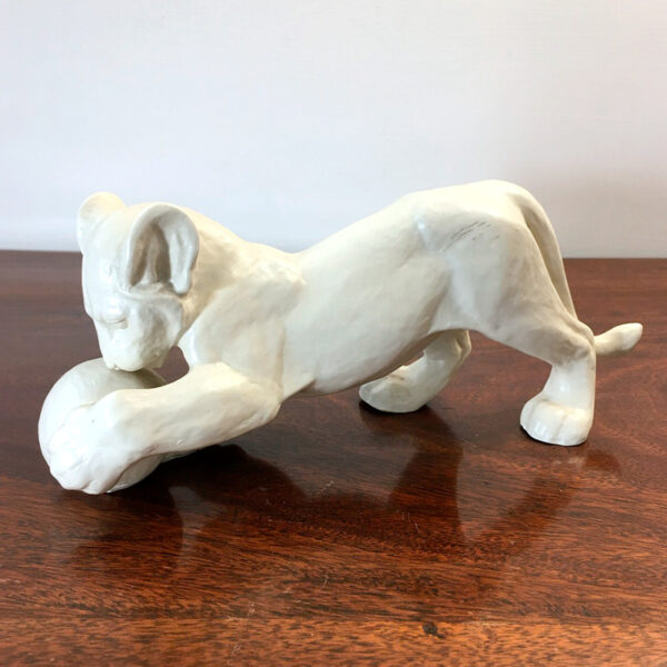 scultura Rosenthal tigre leone