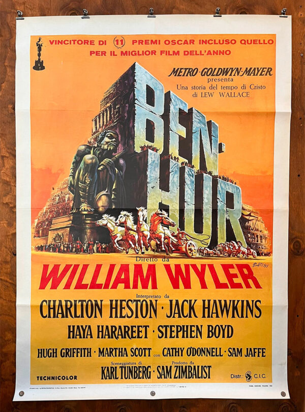 manifesto film Ben Hur vintage