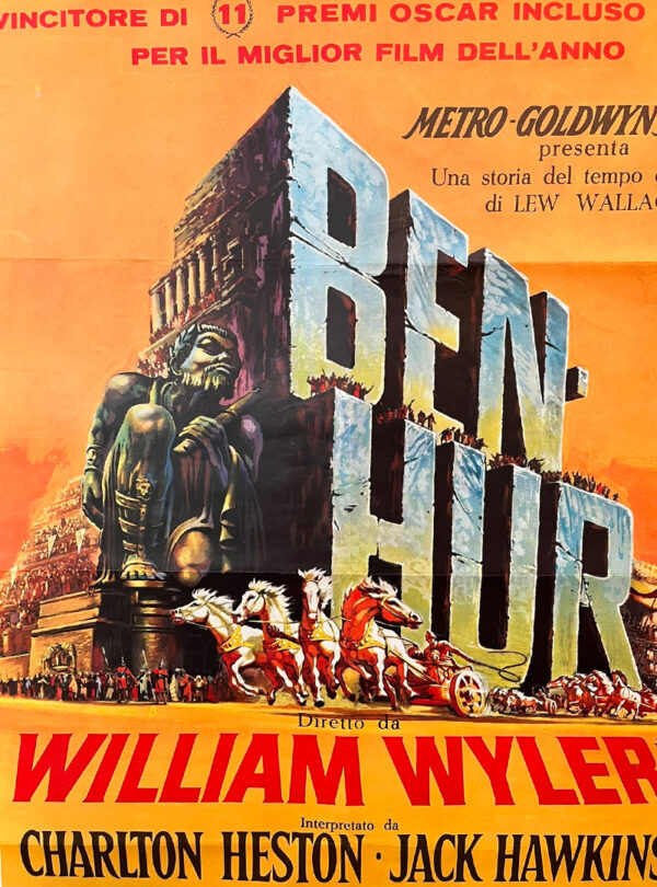 manifesto film Ben Hur vintage