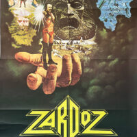 manifesto film di fantascienza Zardoz 1974