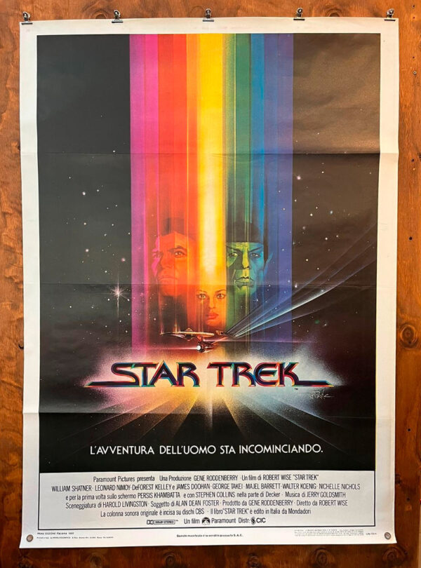 manifesto vintage film Star Trek
