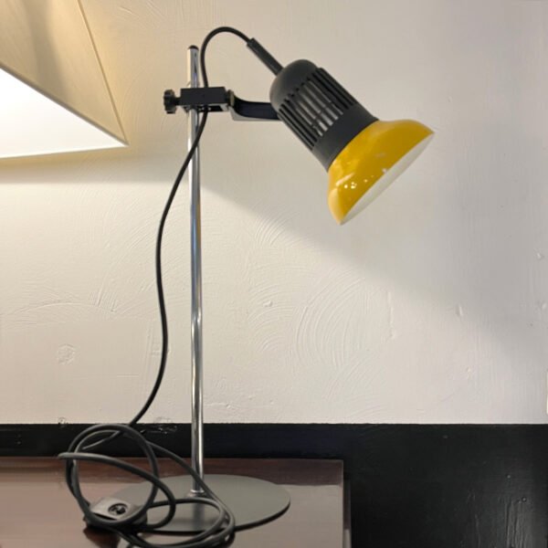 Lampada anni 70 da scrivania orientabile