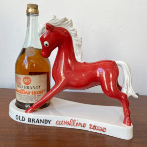 Cavallino rosso old brandy pubblicitario