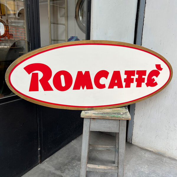 insegna Romcaffe vintage