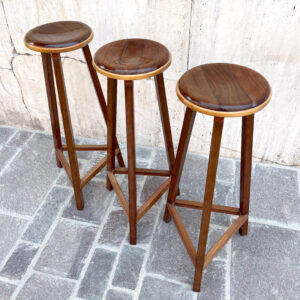 sgabello fisso in legno