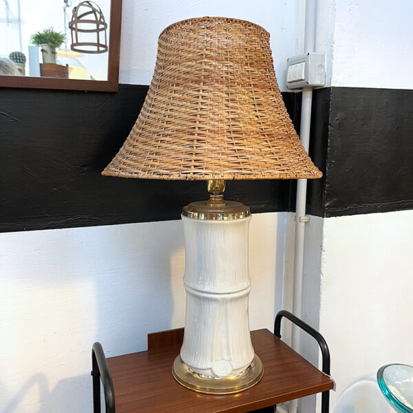 lampada in ceramica vintage