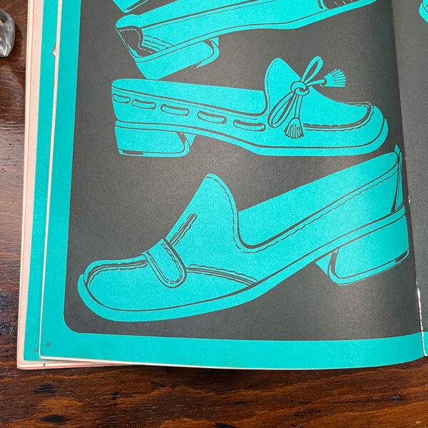 rivista impuls moda calzature anni '70