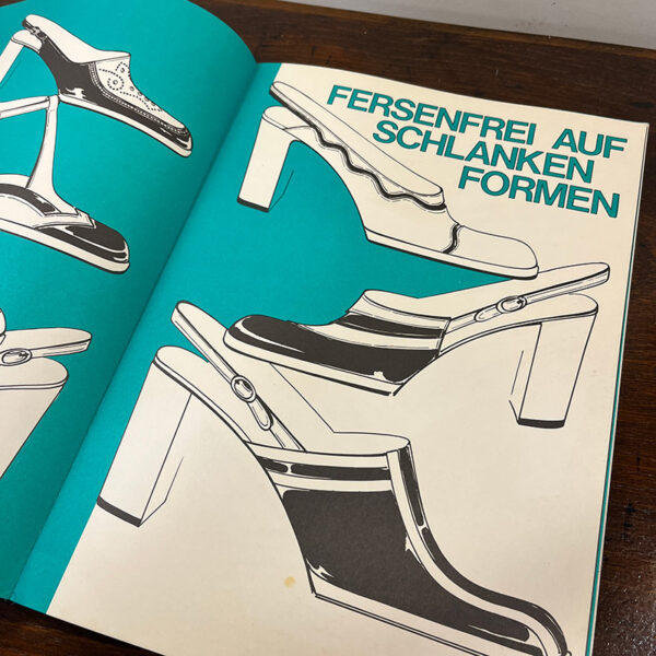 rivista impuls moda calzature anni '70