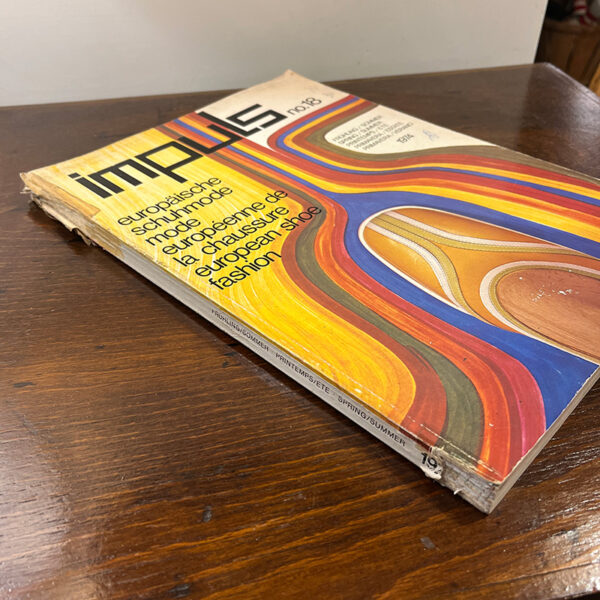 rivista impuls moda calzature anni '70