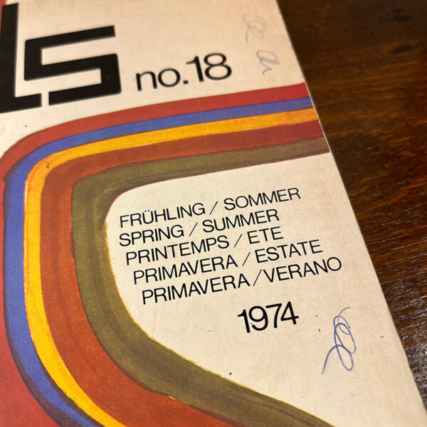 rivista impuls moda calzature anni '70