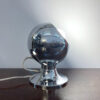 lampada cromata con calamita vintage