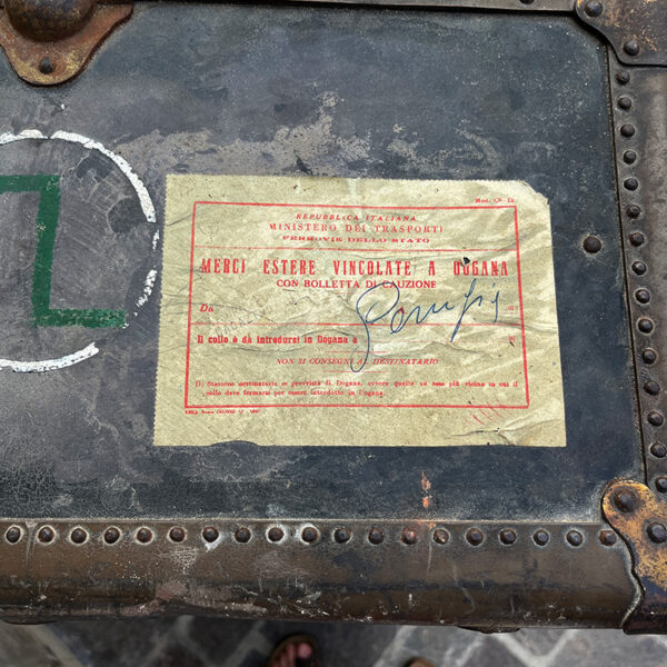 Baule da viaggio vintage