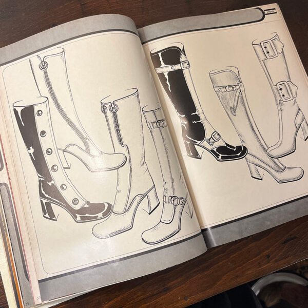 rivista impuls moda calzature anni '70