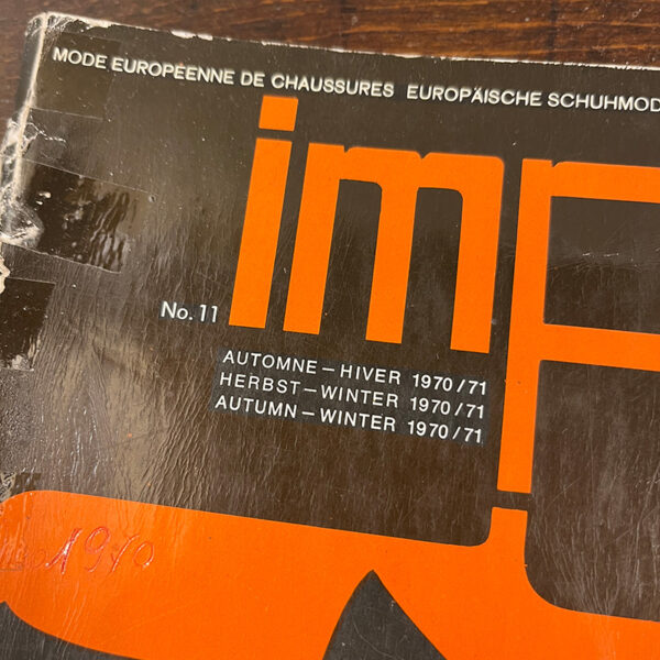 rivista impuls moda calzature anni '70