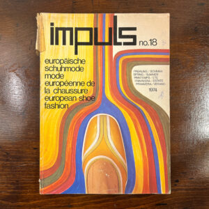 rivista Impuls 1974 moda calzature vintage