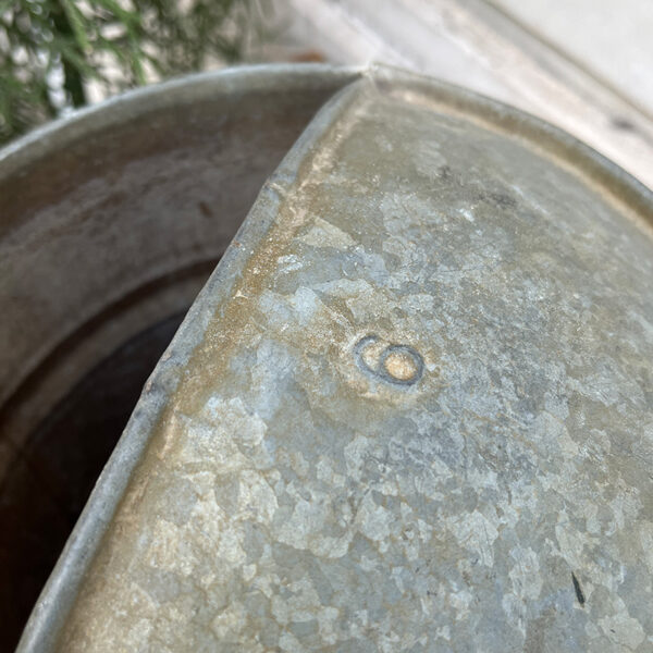 annaffiatoio in ferro zincato vintage 9 litri