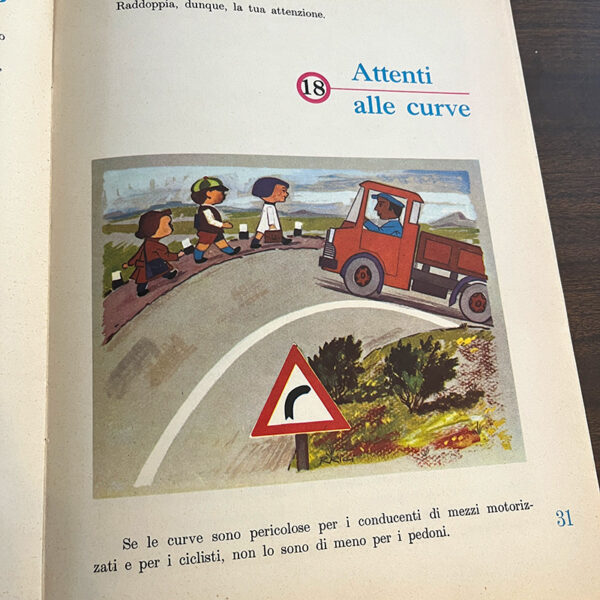 Libretto ACI educazione stradale anni 70