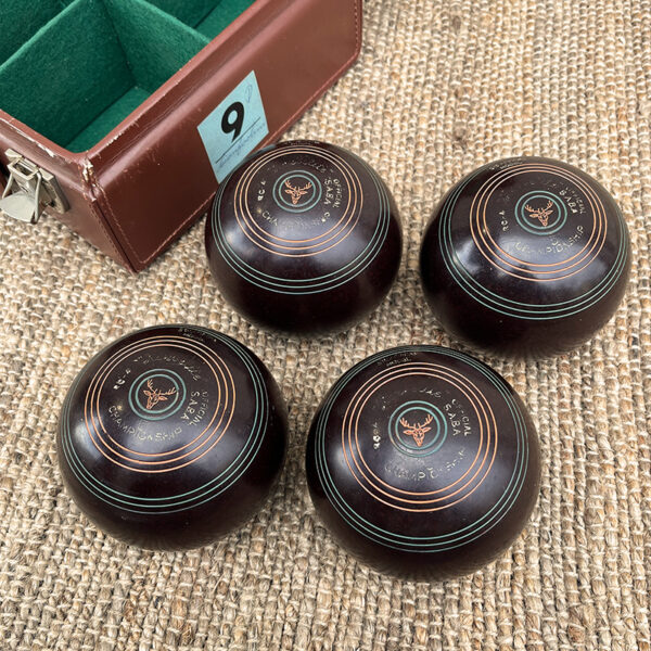 set bocce henselite vintage