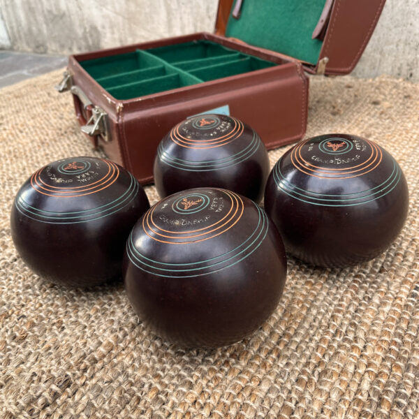 set bocce henselite vintage