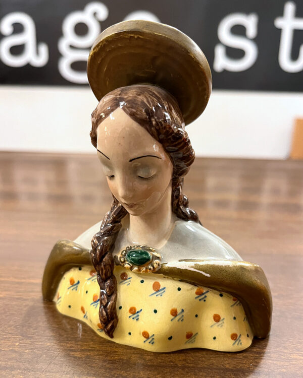 mezzo busto ceramica Madonna anni '50