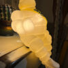 pupazzo Michelin Bibendum con luce vintage mascotte