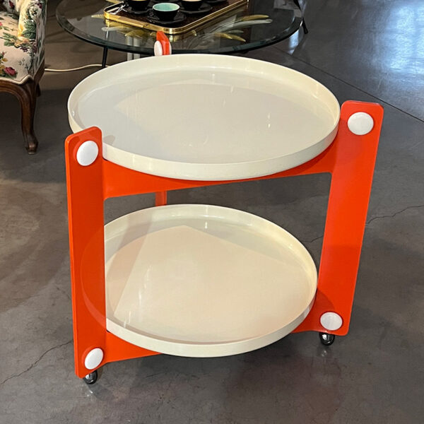 carrello Guzzini Luigi Massoni arancio