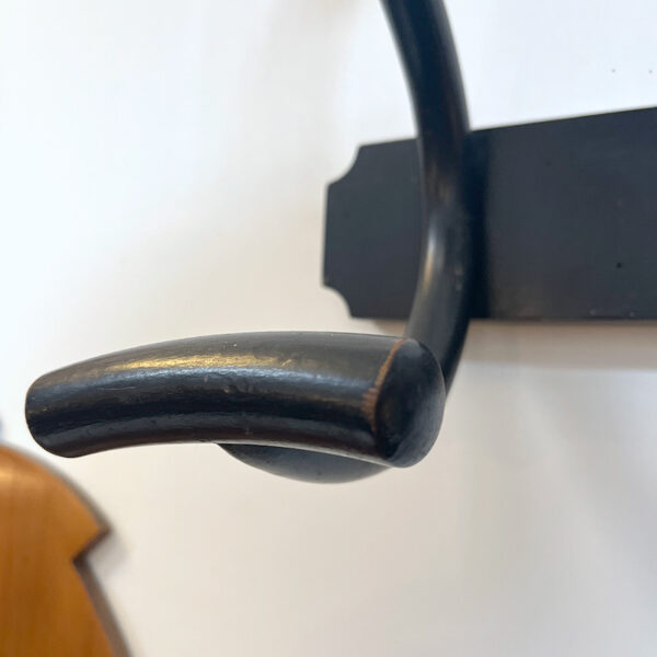 appendiabiti da parete vintage in legno Thonet