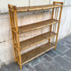 libreria in bamboo vintage