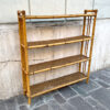 libreria in bamboo vintage