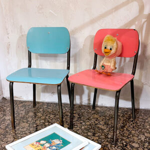 coppia seggioline da bambino vintage