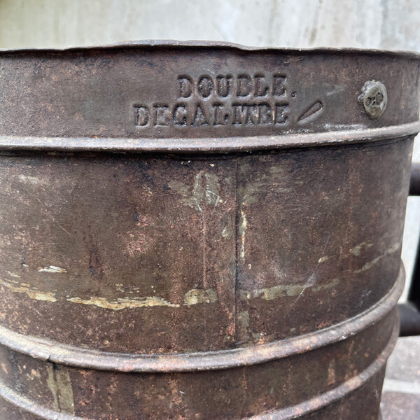 staio misura grano vintage double decalitre Bobeche