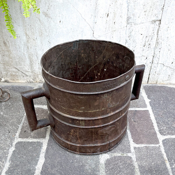 staio misura grano vintage doppio decalitro Bobeche