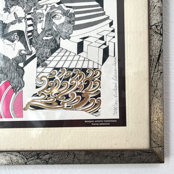 serigrafia Antonio tramontana Frisina anni '80