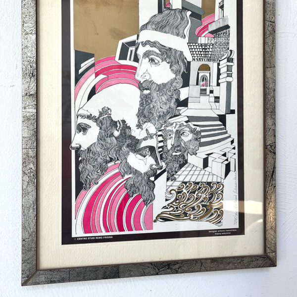 serigrafia Antonio tramontana Frisina anni '80