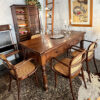 sedia in legno curvato set di 4 vintage