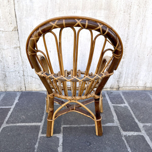 poltroncina in bamboo da bambino