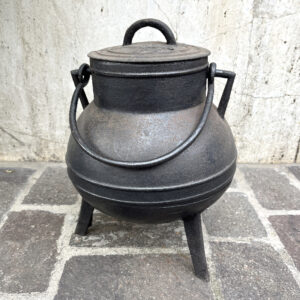 pote spagnolo a 3 gambe vintage paiolo in ghisa